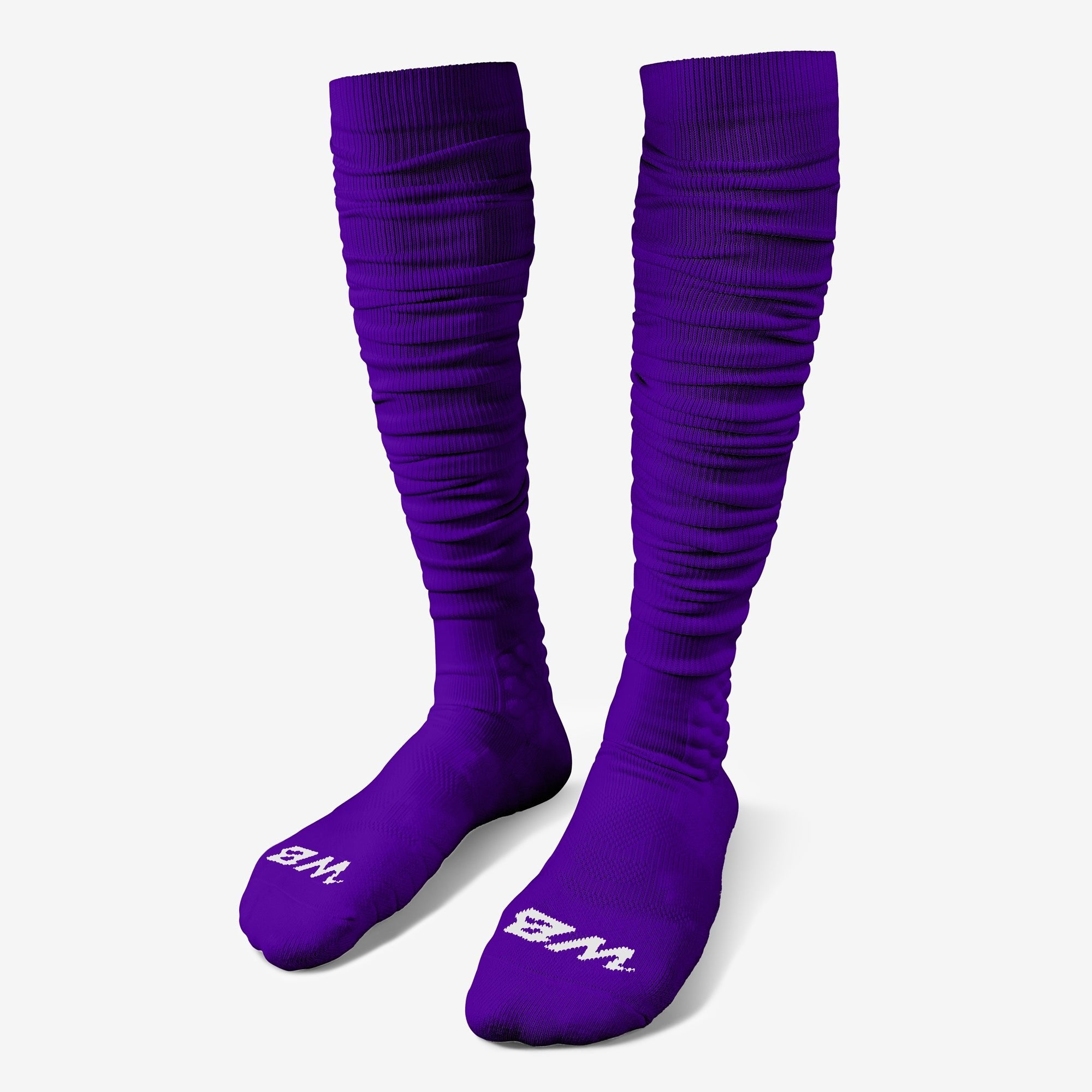 EXTRA LONG PADDED SCRUNCH SOCKS (PURPLE)