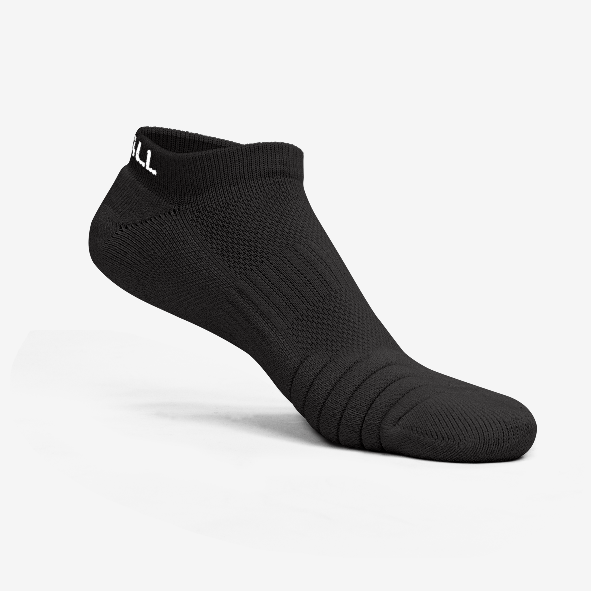 PADDED NO SHOW SOCKS (BLACK)