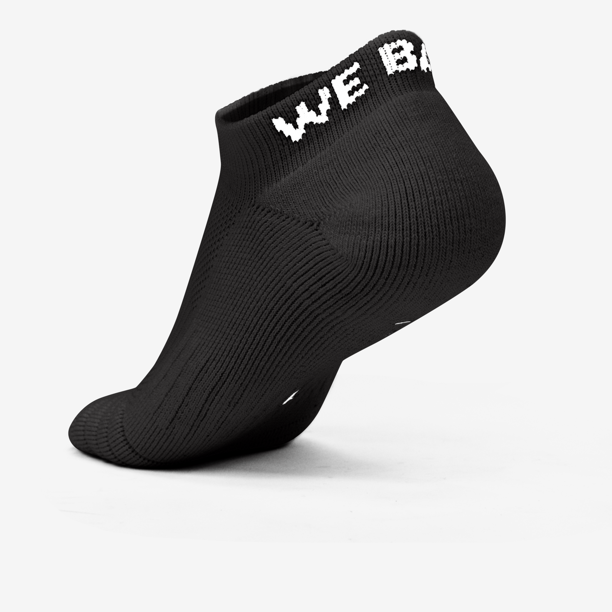 PADDED NO SHOW SOCKS (BLACK)