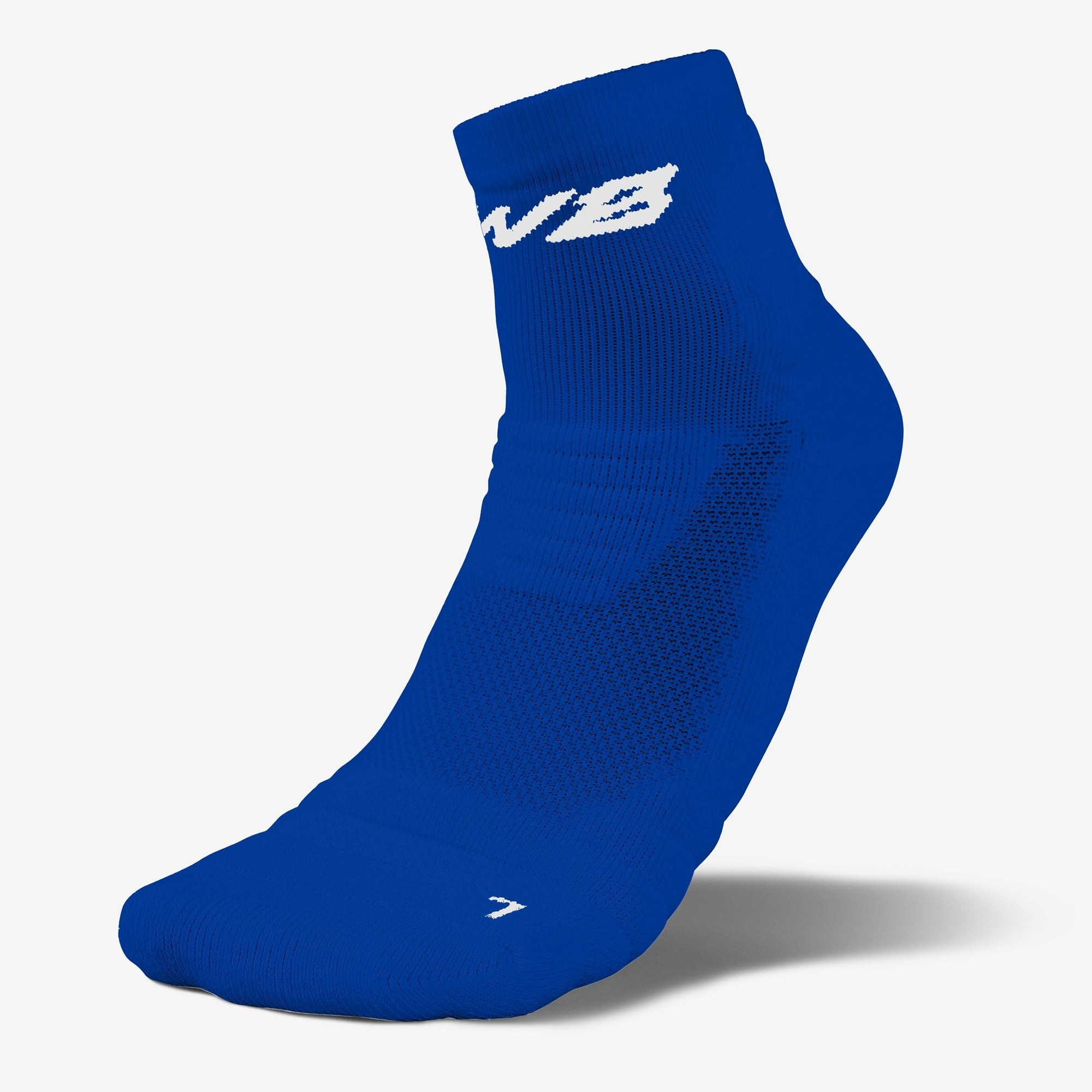 PADDED QTR SOCKS 2.0 (BLUE)