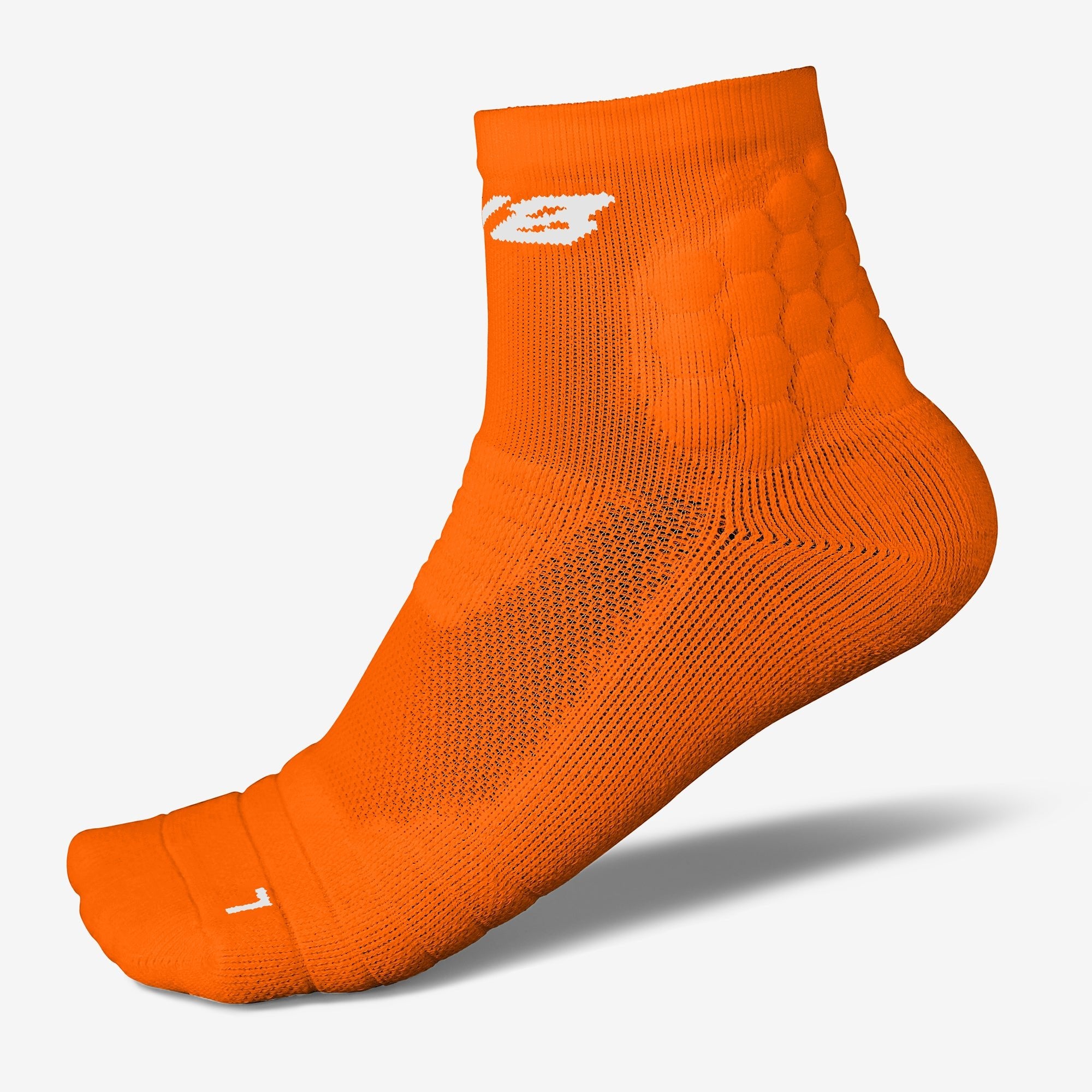 PADDED QTR SOCKS 2.0 (ORANGE)