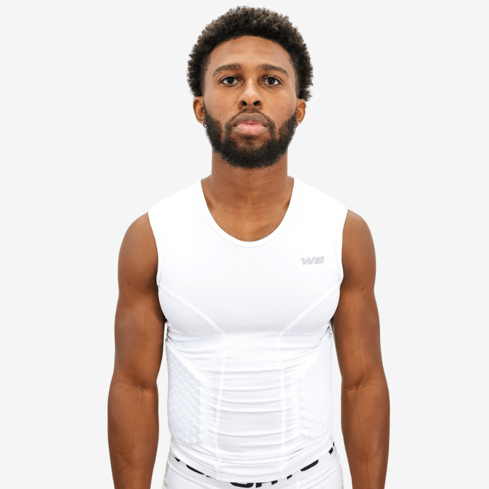 PADDED TANK-TOP (WHITE)