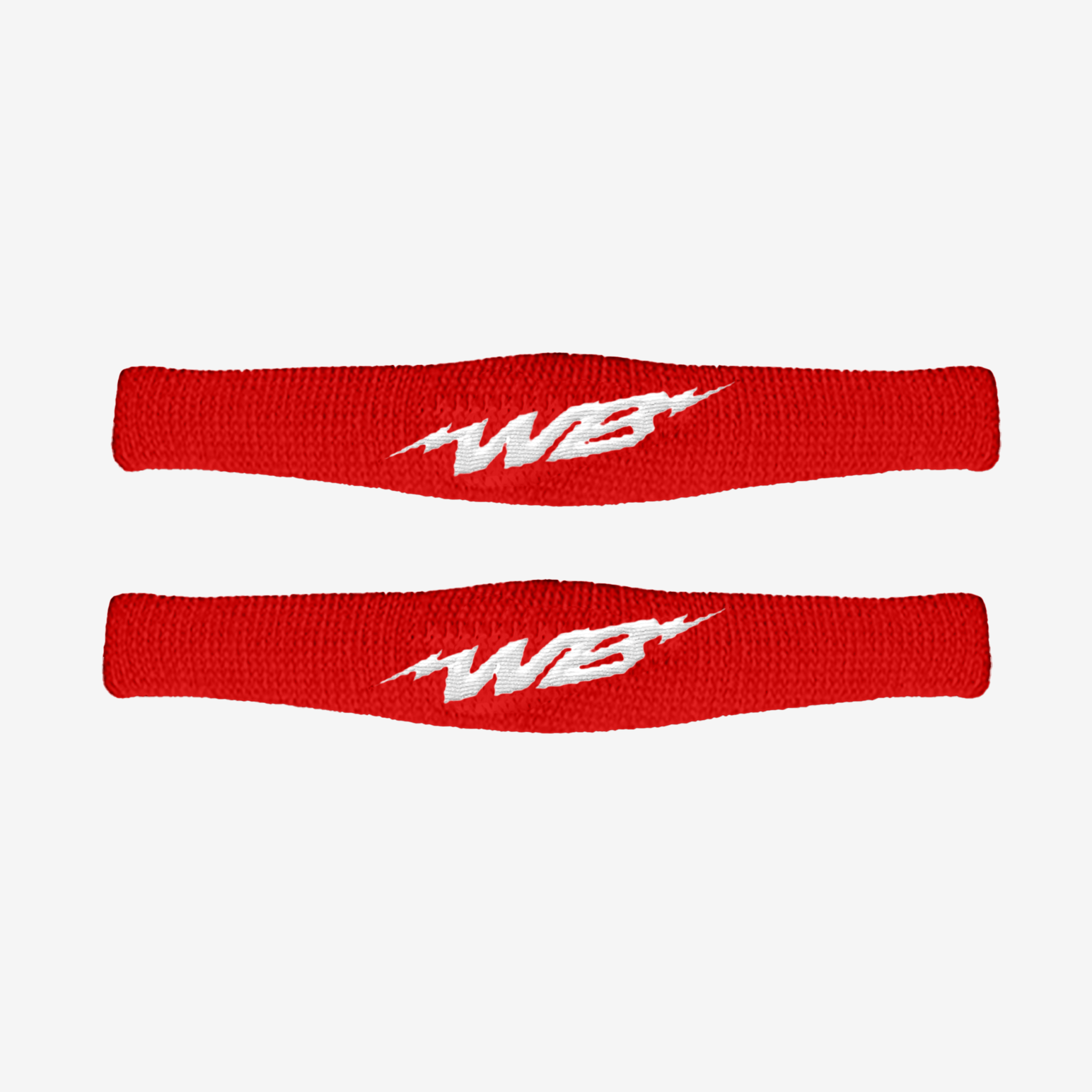 SKINNY BICEP BANDS (2-PACK, RED)