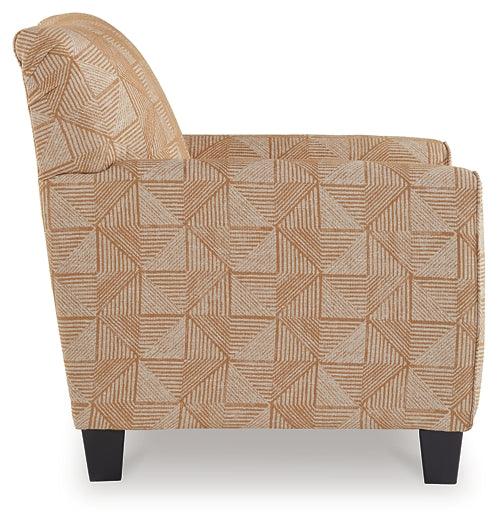 Hayesdale Accent Chair A3000656 Brown/Beige Contemporary Stationary Upholstery Accents