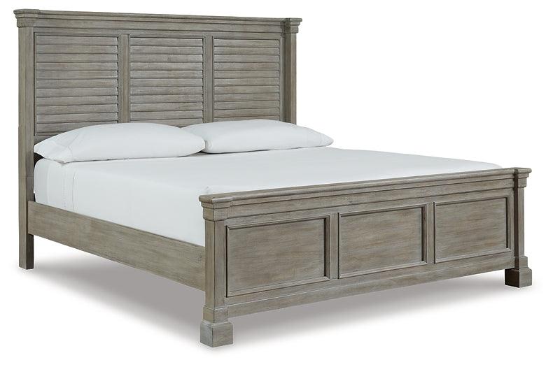 Moreshire King Panel Bed B799B4 Brown/Beige Casual Master Beds