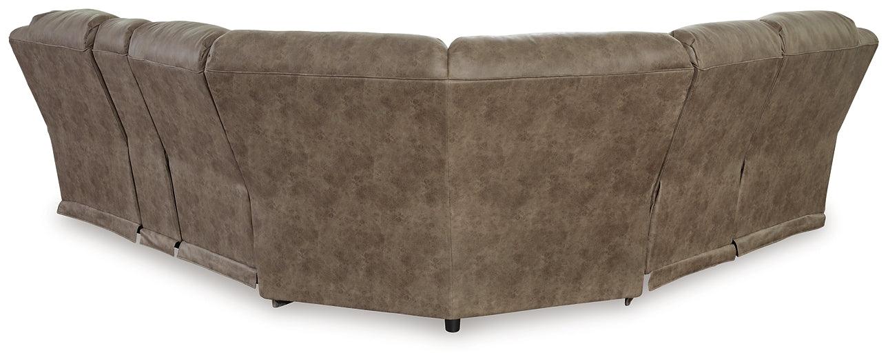 Ravenel 3-Piece Power Reclining Sectional 83106S2 Brown/Beige Contemporary Motion Sectionals