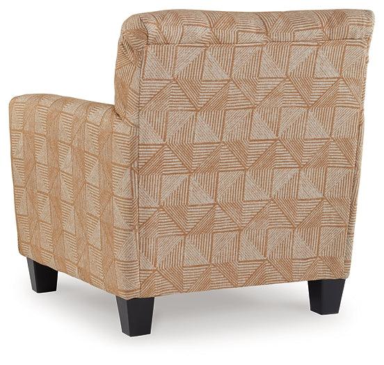 Hayesdale Accent Chair A3000656 Brown/Beige Contemporary Stationary Upholstery Accents