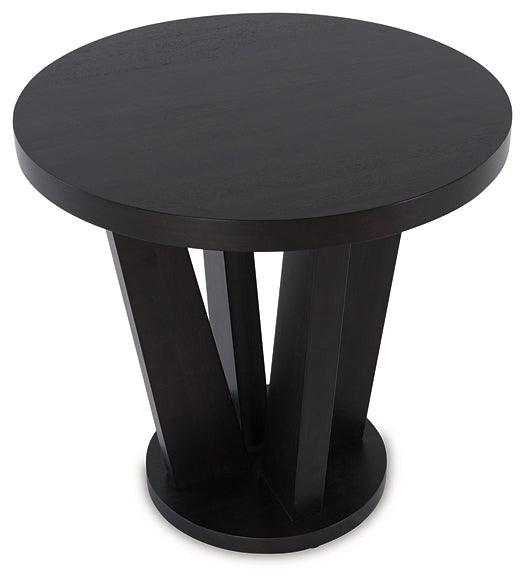 T458-6 Brown/Beige Contemporary Chasinfield End Table