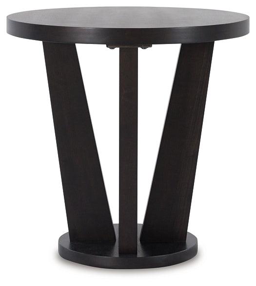 T458-6 Brown/Beige Contemporary Chasinfield End Table