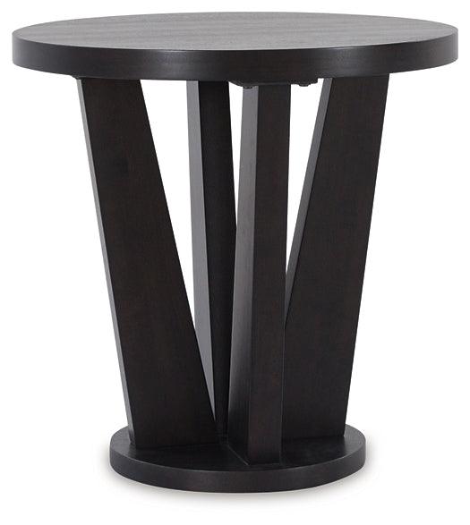 T458-6 Brown/Beige Contemporary Chasinfield End Table