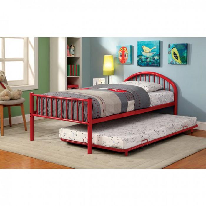 Rainbow CM-TR1032RD Red Contemporary Trundle