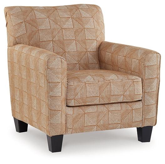 Hayesdale Accent Chair A3000656 Brown/Beige Contemporary Stationary Upholstery Accents