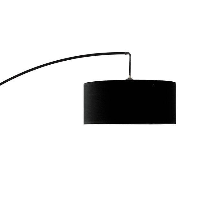 Jess L76931BK Black Contemporary Arch Lamp