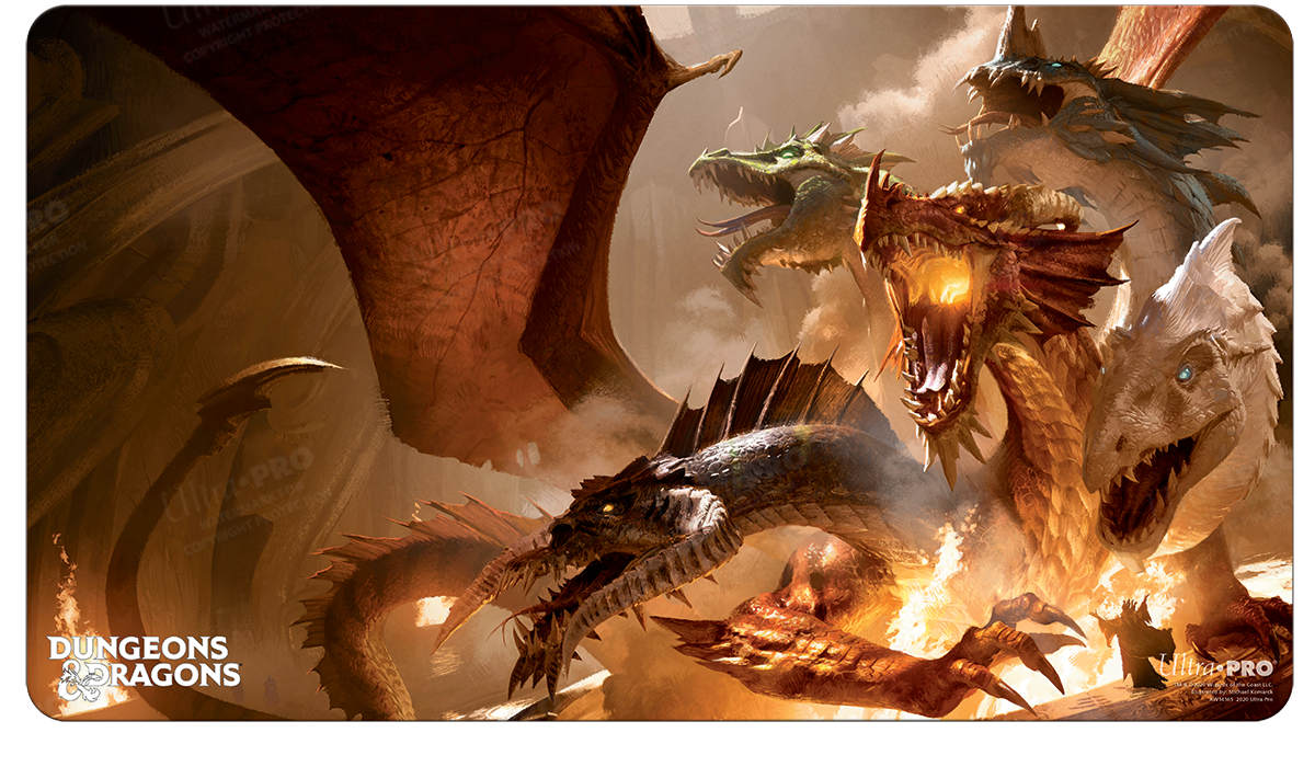 Cover Series The Rise of Tiamat Standard Gaming Playmat for Dungeons & Dragons