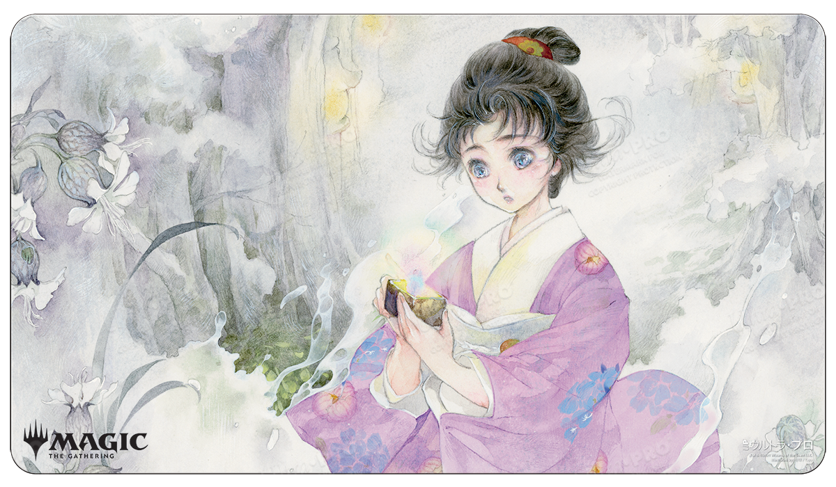 Japanese Mystical Gift of Estates Standard Gaming Playmat for Magic: The Gathering