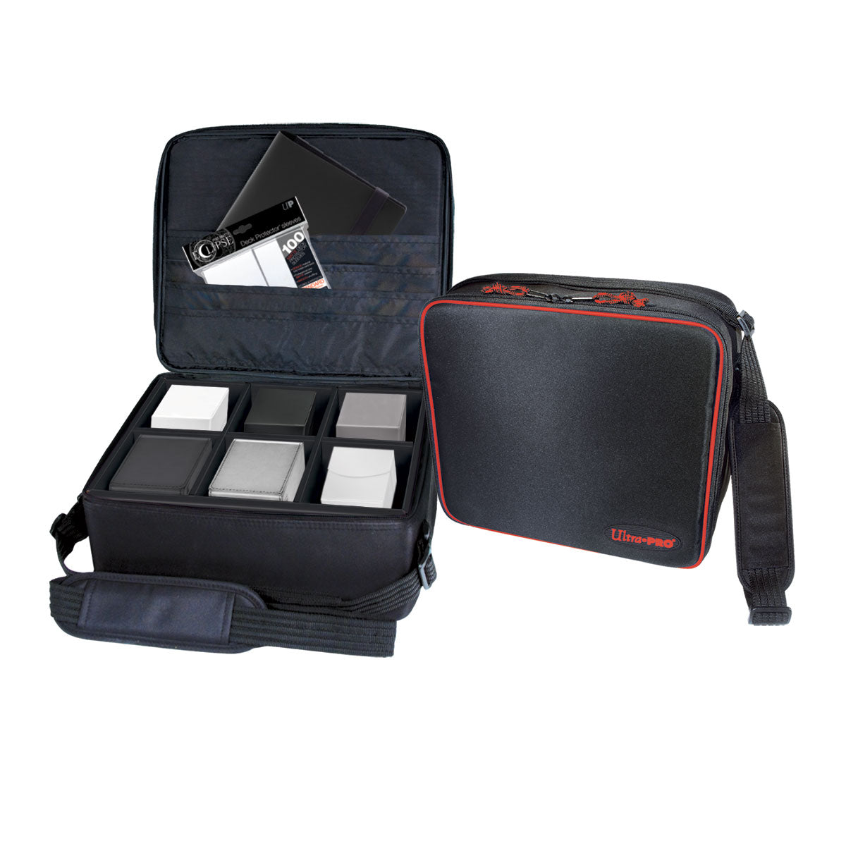 Portable Gaming Case with Red Trim