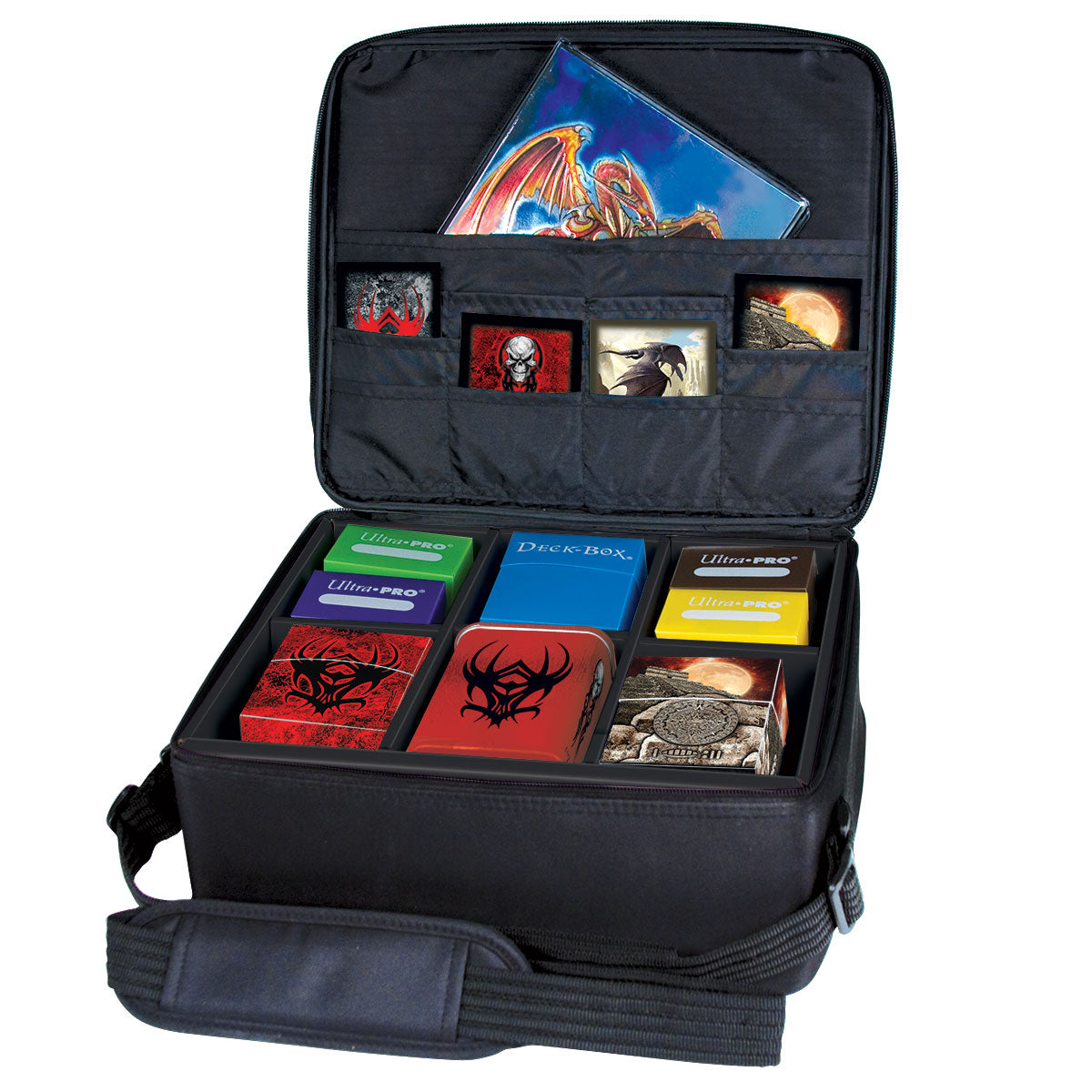 Portable Gaming Case with Red Trim