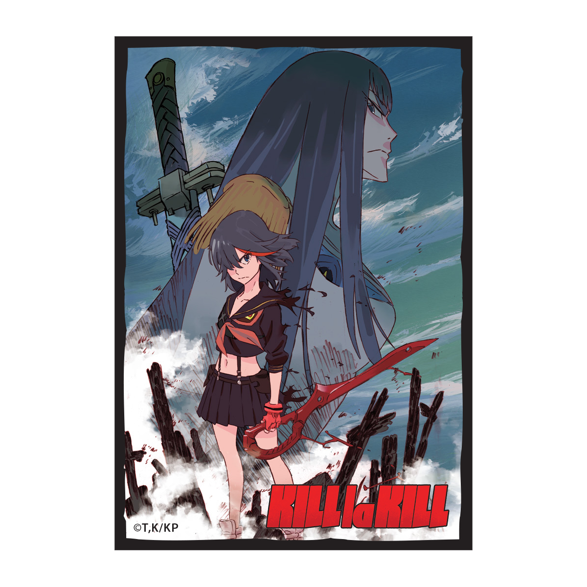 Sisters Ryuko and Satsuki Small Deck Protector Sleeves (60ct) for Kill la Kill