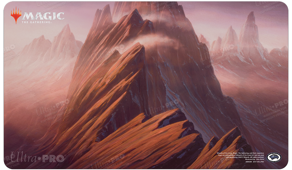 Unstable Mountain Small Gaming Playmat for Magic: The Gathering