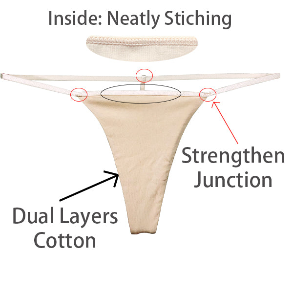 cotton t string thong panties