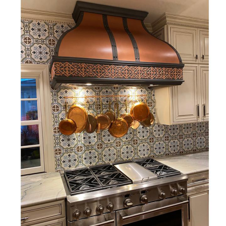 copper range hood