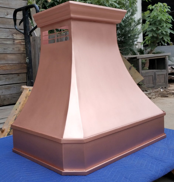 sinda ductless copper range hood