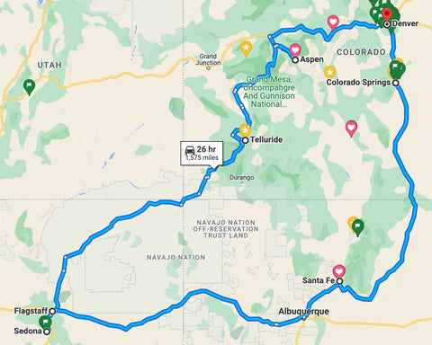 Surdoca Self-drive map