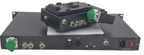 Camera back Mounted Fiber Optic Transport System