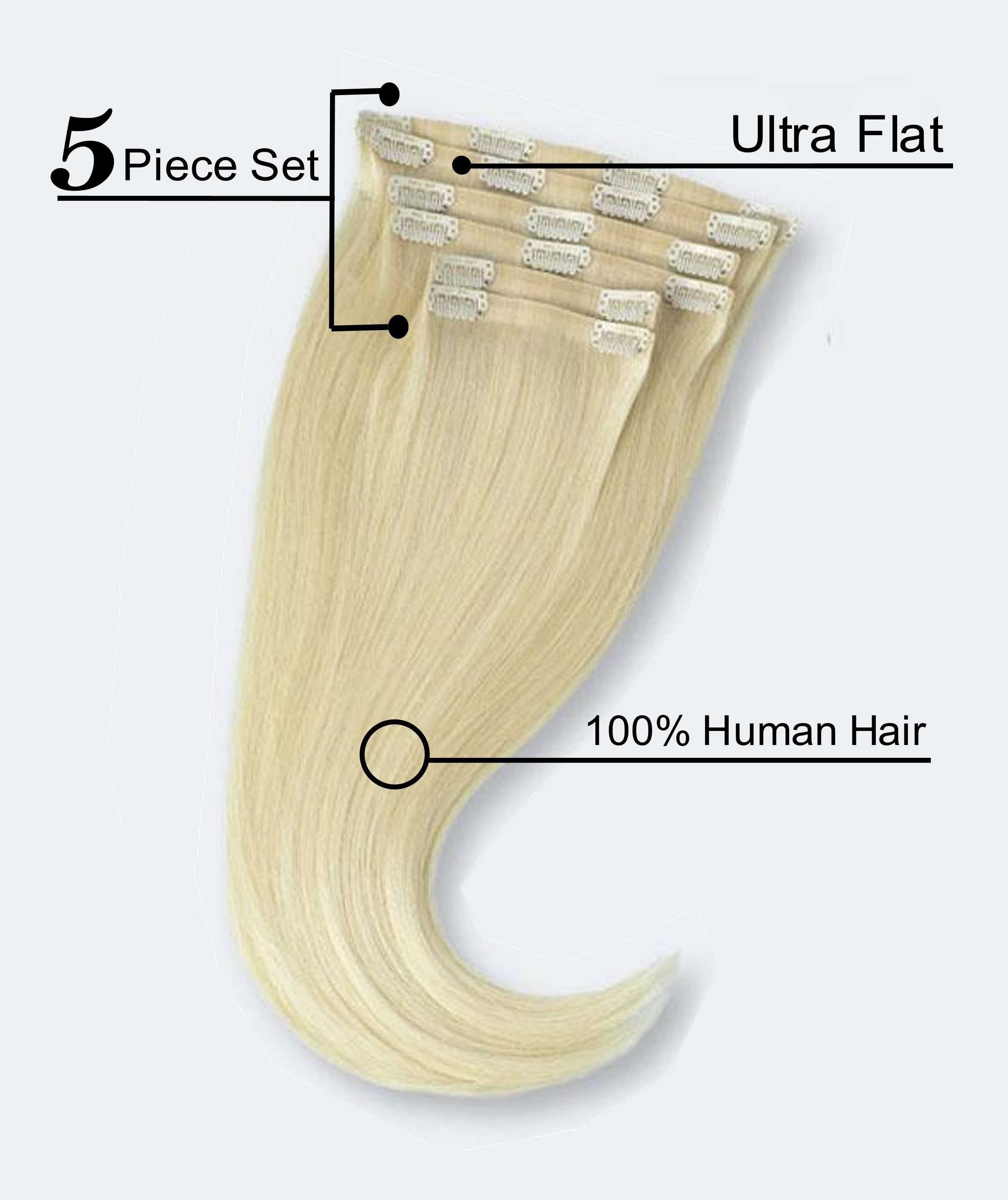 Silk Seam Clip-in Extensions