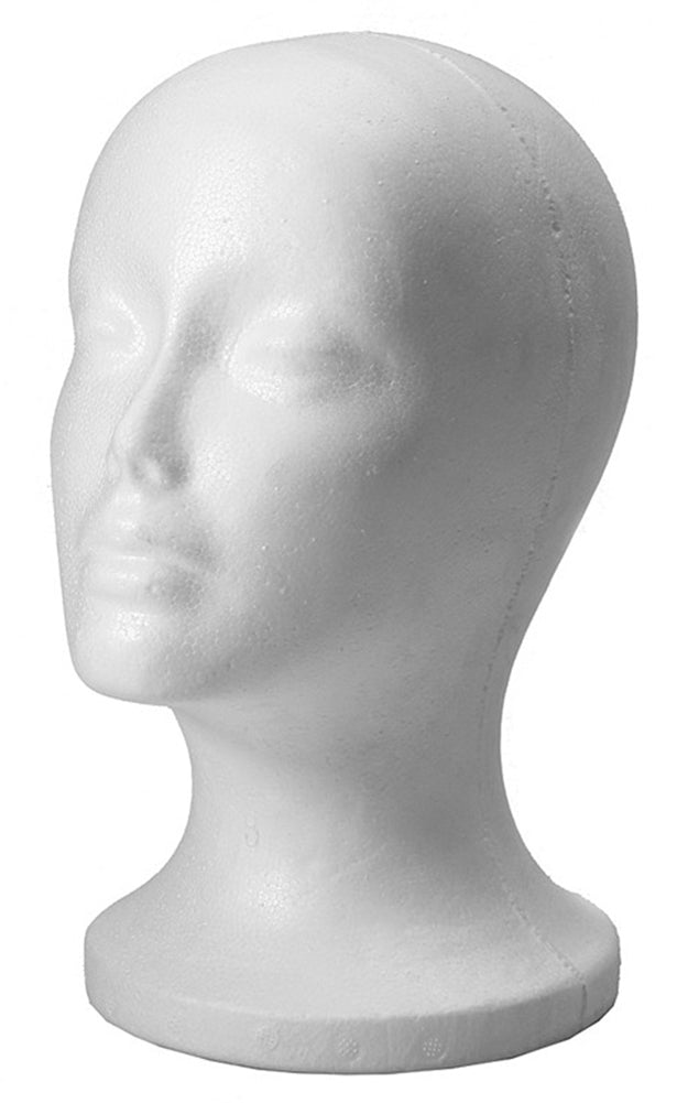 Hair Topper Styrofoam Wig Head and Portable Stand