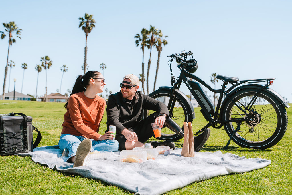 Having Summer Picnic with Himiway E-Bike