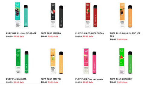 Puff Bar Plus July New Flavors Maitai Mamba Long Island Ice Tea Cosmopolitan Mojito Puff Bar Official Site