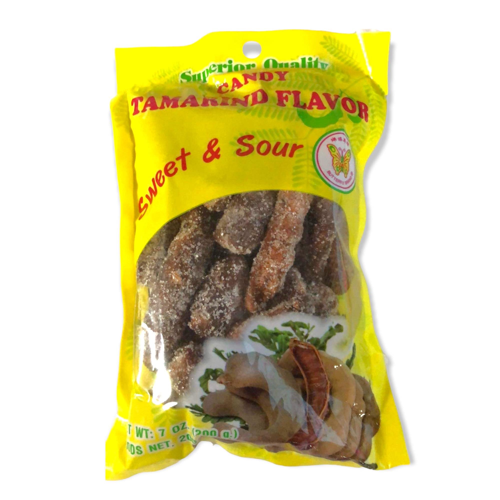 Butterfly Brand - Tamarind Flavor Candy - Sweet and Sour - 200 G