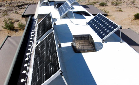 roof-mounted solar panel