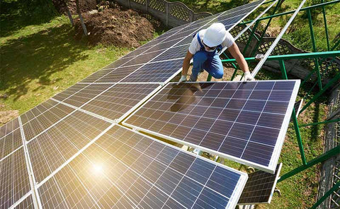 solar panel installation