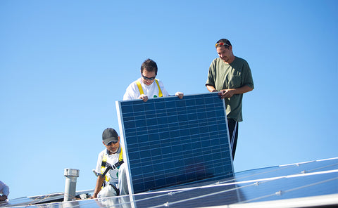 solar panel installation