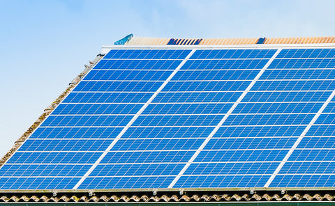 roof-mounted solar panel