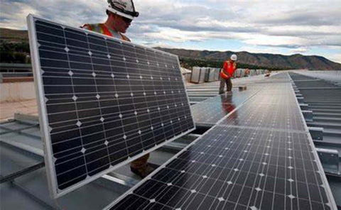 solar panel installation