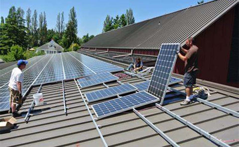 solar panel installation