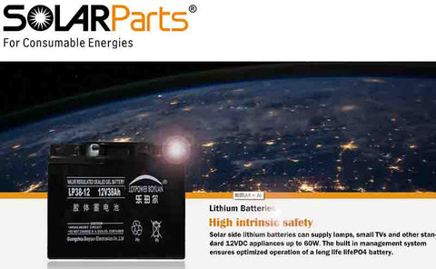 SOLARPARTS battery bank