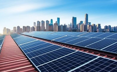 roof-mounted solar panel