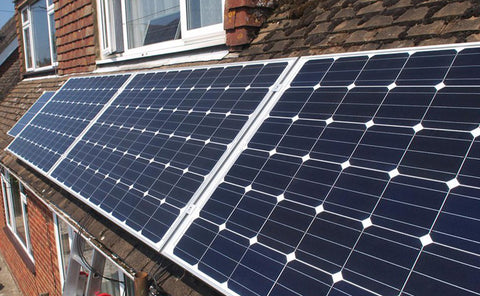 roof-mounted solar panel