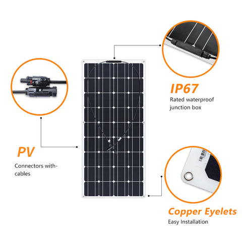 SOLARPARTS flexibel solar panels