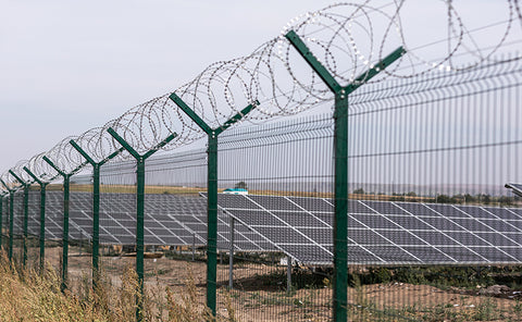 ground-mounted solar panel