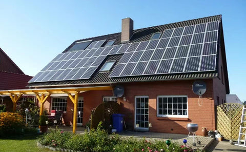 roof-mounted solar panel