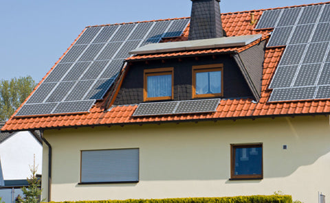 roof-mounted solar panel