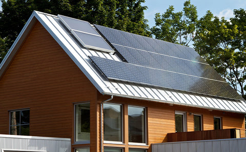 roof-mounted solar panel