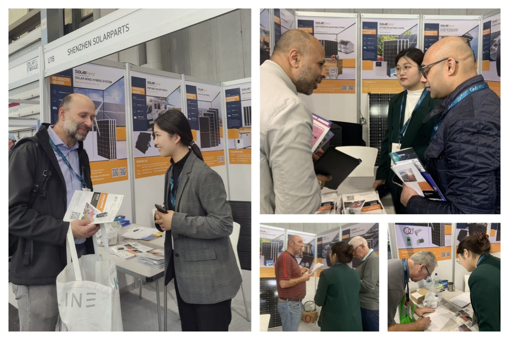 SOLARPARTS Made a Big Splash at Solar Storage Live 2023 in Birmingham, Exploring the market for the UK's energy transition