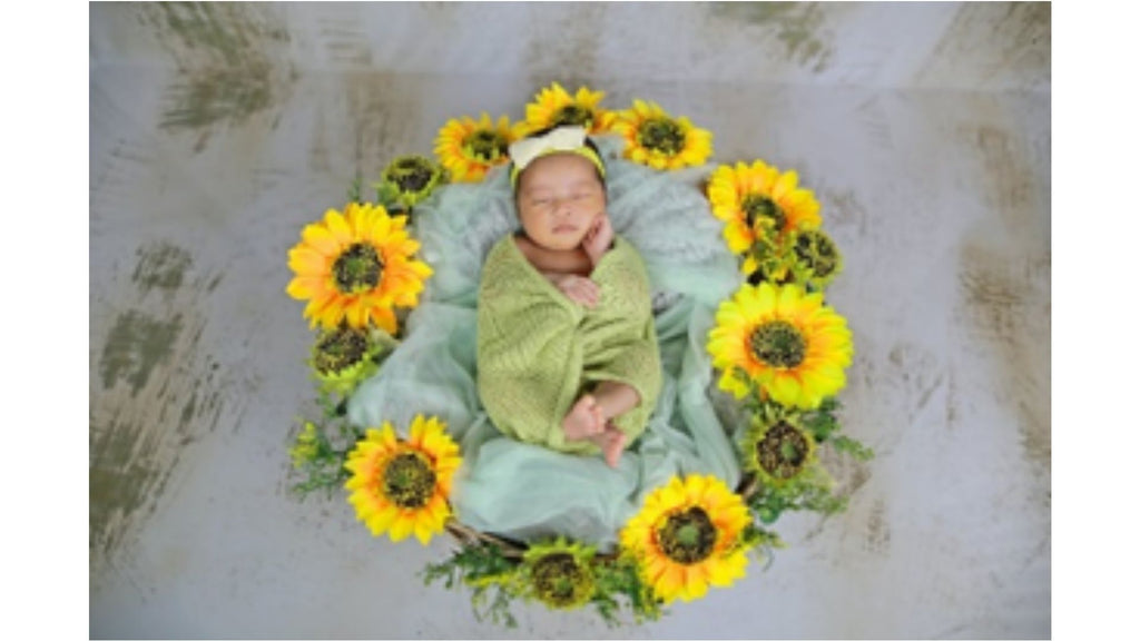 A baby who has experienced sleep regression changes