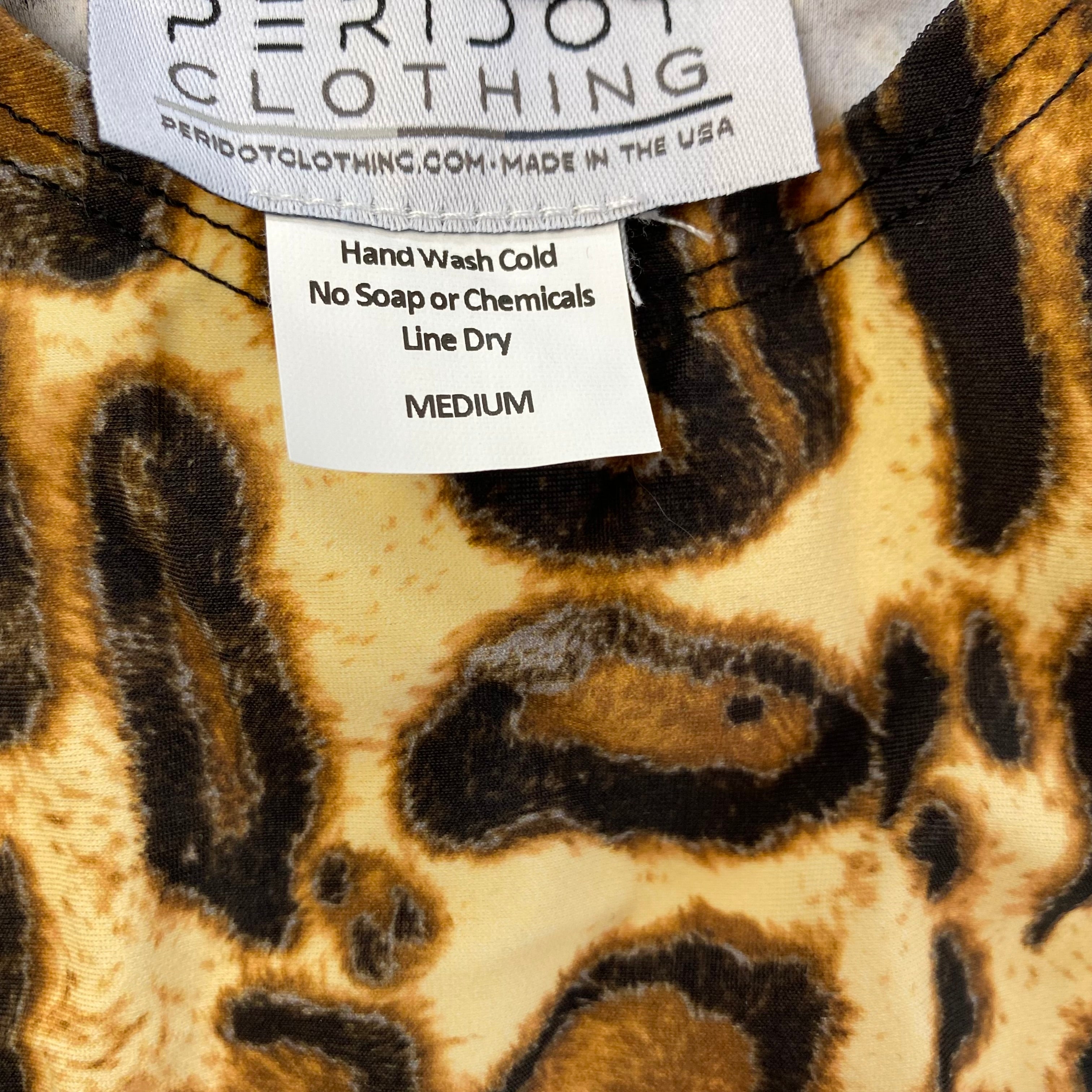 SALE - Catsuit in Leopard Animal Print Spandex